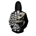 thumbnail image 3 of Ropa de otoño para hombre Sudadera con capucha informal para hombre Sudadera con capucha con cremallera con estampado de monstruos y criaturas exóticas Sudadera moderna y versátil, 3 of 5