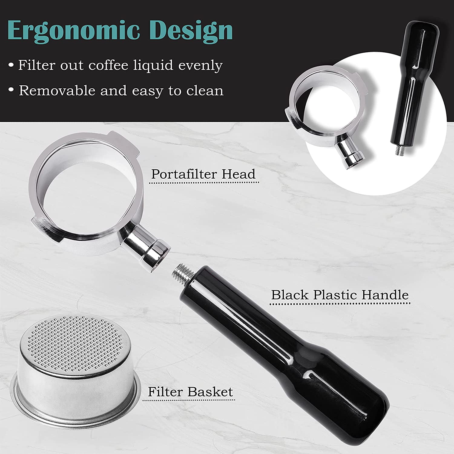 Espresso Machines Delonghi Ec155 Portafilter DeLonghi EC155 Pump - Main Image