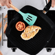 thumbnail image 4 of utensilio antiadherente del silicón de 2 piezas, artilugios de cocina, mango de madera BPA-Libre a prueba de calor no tóxico, 4 of 5