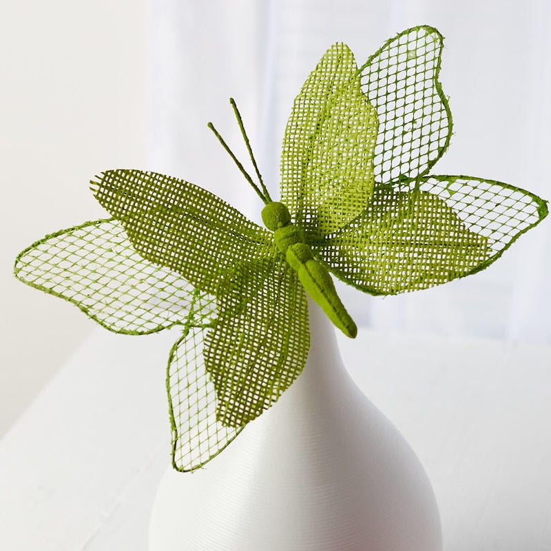 burlap butterfly