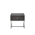 thumbnail image 5 of ACME Iban End Table in Gray Oak and Chrome, 5 of 8