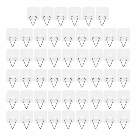 50 pcs Vertical Plate Holders Invisible Plate Hanger Multi-use Plate Hanger (Small Size)