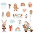 thumbnail image 1 of 17pcs Easter Themed Fridge Magnet Refrigerator Magnet Stickers Whiteboard Fridge Magnet Decors, 1 of 2