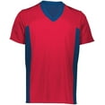 thumbnail image 3 of Augusta Sportswear Mens Reversible Flag Football Jersey, L, Navy-Scarlet, 3 of 7