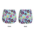 thumbnail image 6 of Uemuo Donuts Pattern Women's Athletic Shorts High Waisted Running Shorts with Liner Pockets Gym Elastic Workout Shorts-XX-Large, 6 of 9
