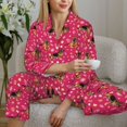 thumbnail image 6 of Fotbe German Shepherd Dog Pattern Long Sleeve Pajama Set for Women,Sleepwear Set,2-piece Loungewear Set,Soft PJs Comfy Nightwear with Pockets -Small, 6 of 7