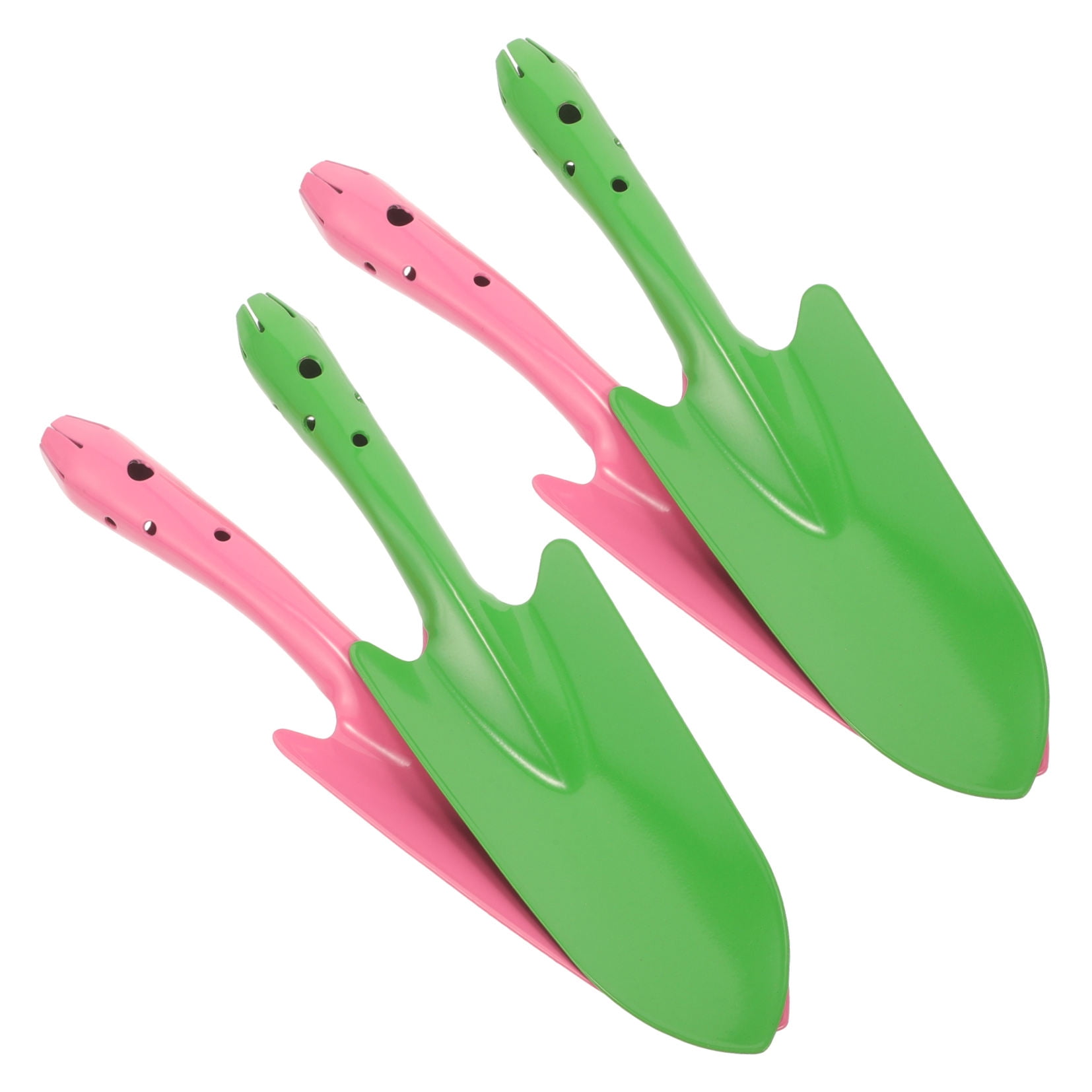 BRIGHTFUFU 4Pcs Heavy Duty Gardening Hand Trowel for Home Gardeners and Smoothing
