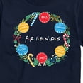 thumbnail image 3 of Friends - Wreath - Men's Short Sleeve Graphic T-Shirt, 3 of 5