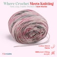 thumbnail image 2 of Royal Batik Ombre Yarn for Crocheting - Soft Yarn for Crocheting and Knitting - Rainbow Yarn - 100% Anti-Pilling Acrylic Crochet Yarn 3x140 gr (3- Skeins Pack) (3x383 yds) (10601), 2 of 7