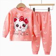 thumbnail image 4 of HCNTES Baby Boy Winter Clothes Toddler Baby Boy Fall Clothes Waffle Contrast Color Sweatshirt Pants Sets Winter Outfits 6 12 18 24 Months, 4 of 4
