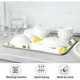 thumbnail image 7 of Lemon Leaf Dish Drying Mat for Kitchen Counter Absorbent Dish Drainer Mats Drying Pads 16"x18", 7 of 7