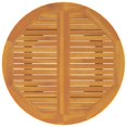 thumbnail image 3 of vidaXL Garden Table Ø110x75 cm Solid Wood Acacia, 3 of 5