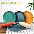 thumbnail image 2 of 12 PACK 6 Inch Lightweight Wheat Straw Plates, Microwave and Dishwasher Safe BPA Free and Healthy Wheat Straw Plates, Unbreakable Deep Dinner Plates, 2 of 7