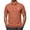 Orange, variant on SAWOBUUN Men's Print Shirt Short Sleeve Collared T-Shirt Lightweight Breathable Casual Summer Golf Top