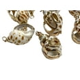 thumbnail image 2 of 2 Pieces Cowrie Seashell Charm, 2 Pc Gold Plated Seashells, Scallop Beach Shell Ocean Charms For Jewelry Making Bracelets Earrings, Necklace, 2 of 2
