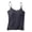 CJK36-Black, variant on Lumtrix Tank Tops For Women Built In Bra Basic Double Lined Summer Spaghetti Strap Sleeveless Cami Summer Workout Shirts Light Purple XL