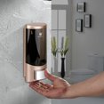 thumbnail image 3 of CHUANGDIAN manual de una única botella de champú dispensador de jabón montado en la pared CHUANGDIAN Dorado champagne, 3 of 7