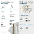 thumbnail image 4 of Amerock Highland Ridge Chrome 18 inch (457mm) Towel Bar, 4 of 8