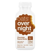 Oats Overnight Chocolate Peanut Butter Protein Overnight Oatmeal Shake, 2.2 oz, 1 Count