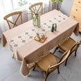 thumbnail image 1 of Rectangular Table Cloth Resistant Anti Stain Washable Kitchen Table Decoration C, 1 of 5