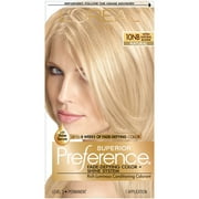 L'Oreal Paris Superior Preference Permanent Hair Color, 10NB Ultra Natural Blonde