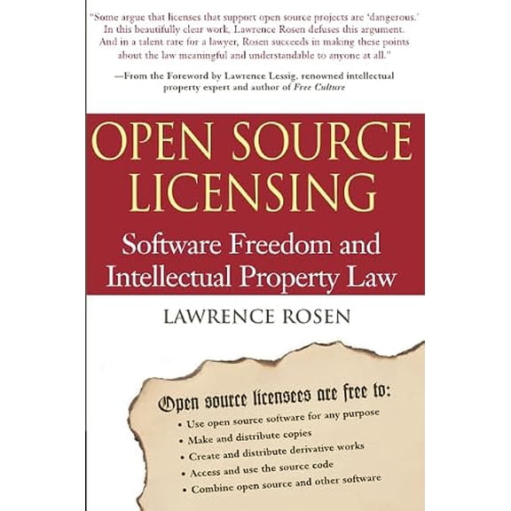 Pre-Owned Open Source Licensing: Software Freedom and Intellectual Property Law (Paperback) 0131487876 9780131487871