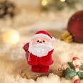 thumbnail image 2 of TanSiDing 2pcs Christmas Ornaments Santa Claus Snow Globe Miniature Plastic Decor for Holiday Tree Tabletop Party Decoration Festive Gift, 2 of 6