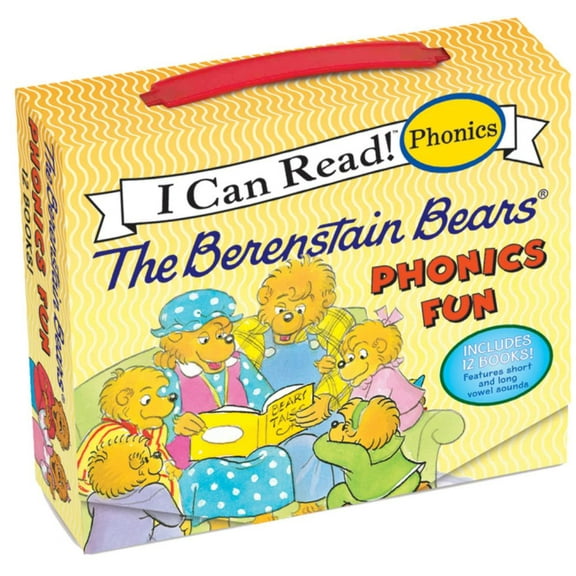 The Berenstain Bears 12-Book Phonics Fun!: Includes 12 Mini-Books Featuring Short and Long Vowel Sounds (Paperback)