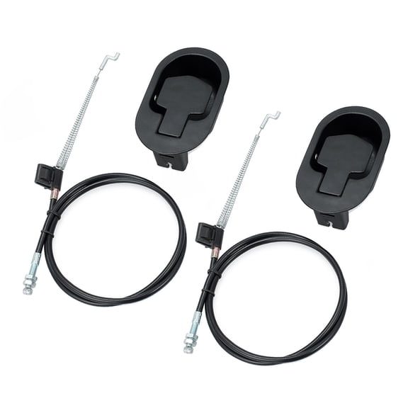 Soimiss 2pcs Recliner Parts Replacement Black Aluminum Alloy Handle for Home Use