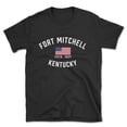 thumbnail image 1 of Fort Mitchell Kentucky Patriot Men's Cotton T-Shirt, 1 of 1
