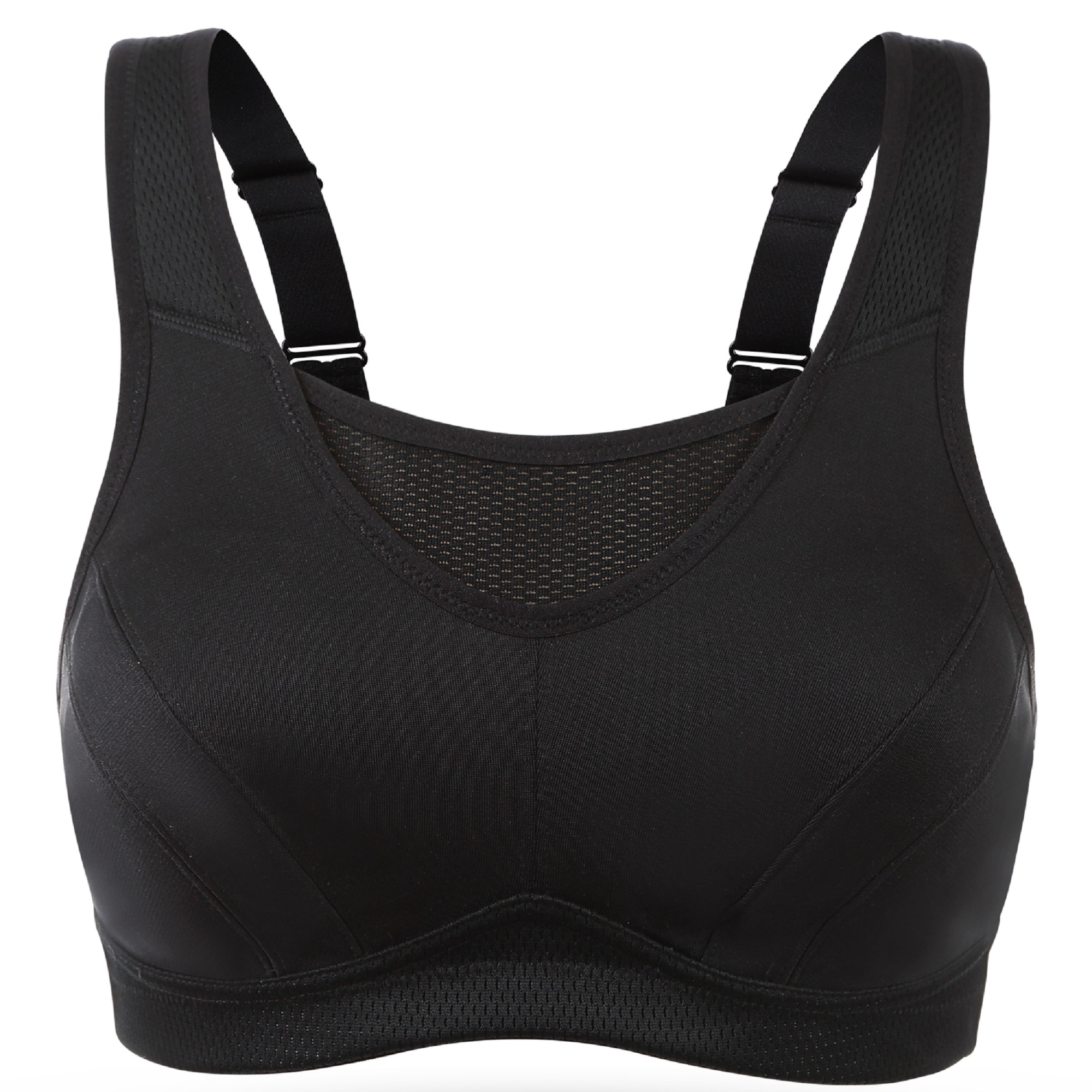 Deyllo Women's Plus Size High Impact Sports Bra, Wireless photo 5