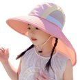 thumbnail image 3 of Bxsruta Kids Sun Hat for Boys Girls Ages 3-10 UPF 50+ Breathable Cotton Adjustable Outdoor Travel Beach Cap, 3 of 6