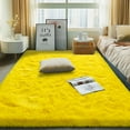 thumbnail image 5 of ZENELESS 4'x 6' Fluffy Rugs,Soft Indoor Modern Plush Shaggy Carpet for Living Room Bedroom Home Decor Yellow, 5 of 8