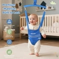 thumbnail image 4 of Slevoo Baby Jumper, Baby Doorway Jumper Bouncer for Babies 6-12 Months, with Easy to Use Clamp and Adjustable Strap, Blue, 4 of 7