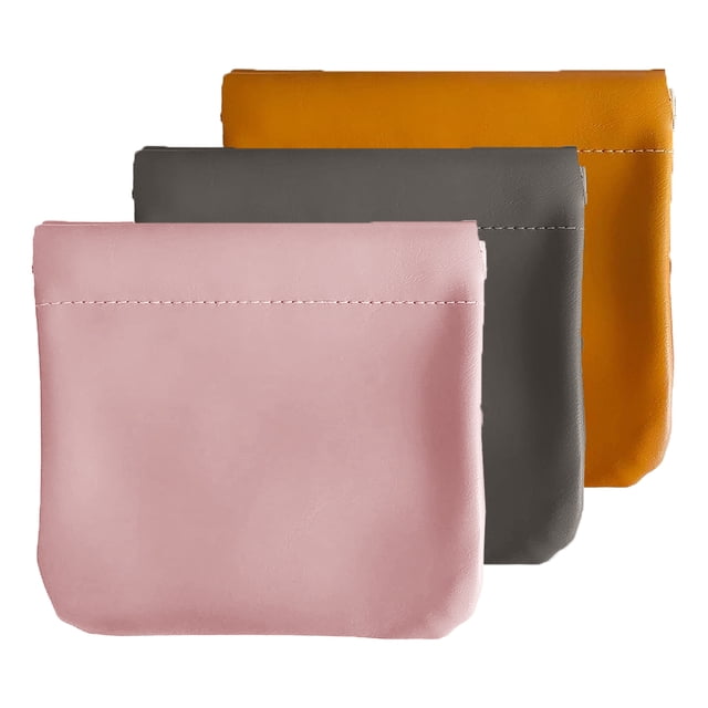 Bolsa de maquillaje de bolsillo, bolsa de maquillaje de bolsillo, bolsa de maquillaje de viaje portátil con cierre automático y sin cremallera, impermeable