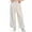 Beige, variant on Womens Slacks Baggy Wide Leg Pants Drawstring Elastic High Waisted Contrast Color Workout Sweatpants Sweatpants Women Purple XXL