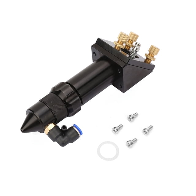 Lente de enfoque para cabezal láser de CO2 D20 mm FL50,8/101,6 mm para máquina de grabado láser (sin placa de montaje)