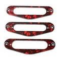 thumbnail image 1 of HONMEET Guitar Upgrades 3Set Red Pickup Mounting Rings For Single Coil Tl Style Guitars, 1 of 8
