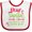 White and Red, variant on Inktastic Christmas Dear, Santa Before I Explain How Much Do You Know? Boys or Girls Baby Bib