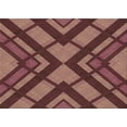 thumbnail image 1 of Ahgly Company Machine Washable Indoor Rectangle Transitional Copper Red Pink Area Rugs, 2' x 3', 1 of 7
