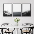 thumbnail image 4 of IDEA4WALL Framed Canvas Print Wall Art Set Black & White Mountain Landscape Illustrations Modern Art Nature Wilderness Forest Prints Wall Decor for Living Room, Bedroom, Office - Black 24"x36"x3, 4 of 5
