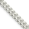 thumbnail image 7 of 925 Sterling Silver 5mm Domed Curb Chain 18 Inch, 7 of 7