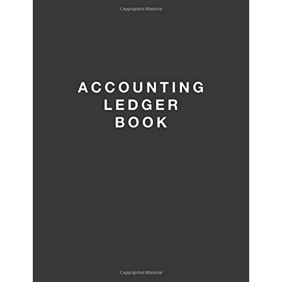 Pre-Owned Accounting Ledger Book: Simple Accounting Ledger for Bookkeeping, 9781075292354, 1075292352, Paperback,