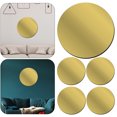 thumbnail image 3 of 5 Pegatinas Redondas Espejo 3D para Pared Arte Habitación Mural Acrílica El (oro 10 Cm), 3 of 4