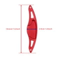 thumbnail image 2 of Extension de Volant pour Honda FIT Velours HRV Aluminium Rouge, 2 of 13