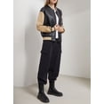 thumbnail image 2 of xiaxaixu Women Baseball Jacket, Long Sleeve Baseball Collar Zipper Closure Patchwork Varsity Jacket Fall Clothes with Pockets, 2 of 6