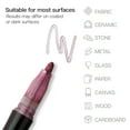 thumbnail image 4 of KINGART® Studio Outline Markers - 12 pc. Set, Metallic Silver with Color Outlines, 4 of 11