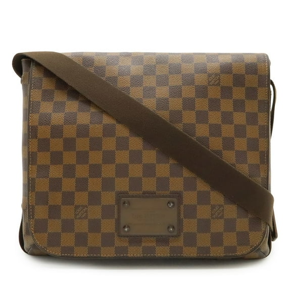 Pre-Owned LOUIS VUITTON Damier Brooklyn MM Shoulder Bag N51211 (Good)