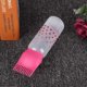 thumbnail image 2 of Botella aplicadora de tinte para el cabello con peine, control de bomba preciso para uso en salones y en casa, color rojo rosado., 2 of 5