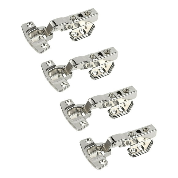Porte de porte de l'armoire, 4pcs Softs Close Crosses Spring hydraulique à faible bruit pour la bibliothèque de la garde-robe Portes en bois